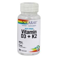 Proudly providing the best sport supplements to over 1 million canadians since 1989. Buy Solaray Vitamin D3 K2 Soy Free Formula 120 Vegetable Capsule S At Luckyvitamin Com