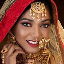 east indian wedding makeup hairstyle
