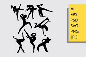 Download Dance Pose 5 Silhouette Graphic By Cove703 Creative Fabrica SVG Cut Files