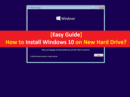 This method can be adopted when deploying windows on a single now the installation wizard for the operating system will run, from where you can continue with the installation just as installing the os from a cd. How To Install Windows 10 On New Hard Drive Steps