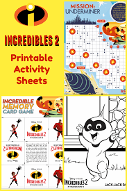 Incredibles 2 coloring pages printable. Incredibles 2 Printable Activity Sheets Coloring Pages Recipes And More Jinxy Kids