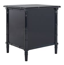 Modern led high gloss nightstand white nightstand, bedroom decoration. Nst3500a Accent Tables Nightstands Furniture By Safavieh