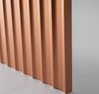 MB - LIRA (miedziany metaliczny) - Lakierowany panel ścienny 3D