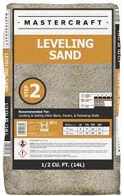 It'll also provide a small gap for the polymeric sand to drop into and lock the pavers in place. Leveling Sand 1 2 Cu Ft At Menards