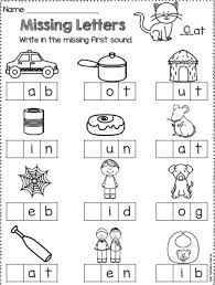 The first letter of the vocabulary word is even highlighted so your students can see what part of the word makes the phonics sound! Missing Letters Activity