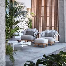 H H Studio Dubai Dune Lounge By Gloster Lounge Chair Outdoor Contemporary Furniture Design Furniture