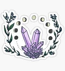 Witch Stickers Sticker Art Crystal Drawing Aesthetic Stickers