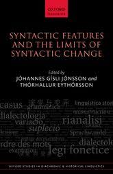 It makes use of the latest formal syntactic tools and combines careful textual analysis with a detailed. Syntactic Features And The Limits Of Syntactic Change Oxford Scholarship