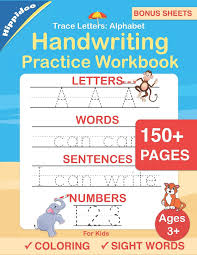 Whether your child is just starting out with writing letters or is a kindergartener who needs extra practice, my free printable alphabet worksheets will come in handy! Amazon Com Trace Letters Alphabet Handwriting Practice Workbook For Kids Preschool Writing Workbook With Sight Words For Pre K Kindergarten And Kids Ages 3 5 Abc Print Handwriting Book 9781686456961 Lalgudi Sujatha Hippidoo Books