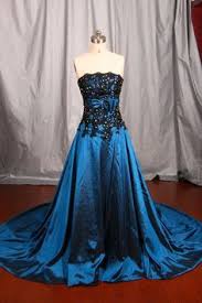 Black And Blue Wedding Dress Black And Blue Wedding Dresses Google Search Svadebnye Platya Iz Tafty Plate Na Svadbu Vechernie Platya
