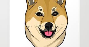 Shiba Inu Art Print By Bleachydrew Society6 Shiba Inu Shiba Art