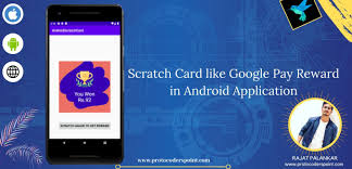 How to create cardview layout example in android studio for our android application? Scratch Card Like Google Pay Reward Card In Android Studio