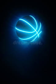 Led blue alien neon signs for wall decoration battery and usb operated aesthetic room decor neon sign neon lights for kids room, bar, living room, christmas, party, wedding, halloween brand: Futuristic 3d Rendering Basketball Ball With Blue Glowing Neon Lights Stock Illustration Illustration Of Madness Flyer 150954277