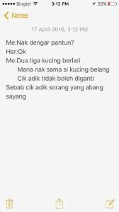 We calculate the winners with your votes. Pantun Pick Up Line Malaysia