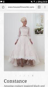 House Of Mooshki Wedding Dress Constance 16 Sell My Wedding Dress 1250 0 Sell My Wedding Dress Tea Length Wedding Dress Vintage Tea Length Wedding Dress