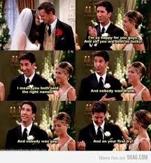 Monica Chandler Showed Us How To Get Married Correctly Friends Tv Show Quotes Friends Tv Friends Tv Show
