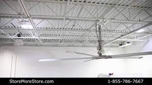 Hvls — high volume, low speed — fans move large amounts of air slowly, making them extremely energy efficient. Large Diameter Industrial Commercial Ceiling Fans Ventilation Youtube