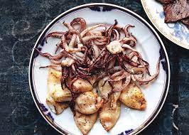 Grilled Sesame Squid Recipe | Bon Appétit