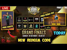 Free fire is a mobile game where players enter a battlefield where there is only one. Free Fire Live Redeem Code Ffic Emote Redeem Code Today Youtube