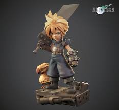 Artstation Cloud Fanart Krisana Ruensupaphon In 2020 Final Fantasy Art Fan Art 3d Model Character
