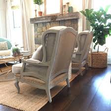 Allison On Instagram Found These Chairs On Craigslist Painted Them With Mmsmilkpaint And Reupho Deconstructed Chair Carved Chairs Refinishing Furniture Diy