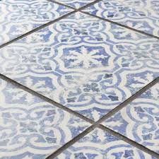 Merola Tile Klinker Alcazar Magnolia Encaustic 12 3 4 In X 12 3 4 In Ceramic Floor And Wall Quarry Tile Fgakal4 The Home Depot Ceramic Floor Merola Tile Flooring