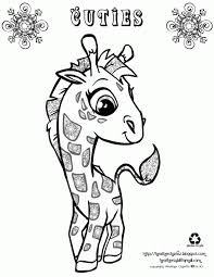 Cute cartoon giraffe., and discover more than 15 million professional graphic resources on freepik Cute Cartoon Giraffe Coloring Pages Coloring Home