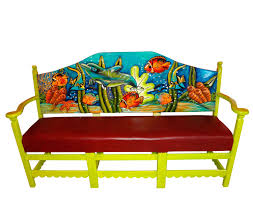 Banca Mar Descripcion Diseno Animales Del Mar Color Amarillo Asiento Vinil 3 Personas Disenos De Unas Muebles Colores