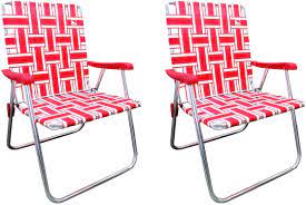 Planning your space with plenty of seating is crucial for entertaining as well as daily enjoyment. Amazon Com Outdoor Spectator 2 Pack Classic Reinforced Aluminum Webbed Folding Lawn Camp Chair Red Kitchen Dining