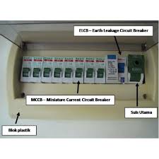 Pendawaian elektrik domestik 1 fasa (1 pahse domestic electrical. Pvc Db Box Complete Set Single Phase 40a 63a Shopee Malaysia