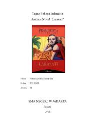 Check spelling or type a new query. Doc Analisis Novel Larasati Karya Pramoedya Ananta Toer Vonita Amelia S Academia Edu