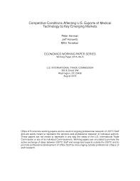 The sahpra granted three licenses to south african companies to grow medical marijuana for research purposes, as well as local use and export. Https Www Usitc Gov Publications 332 Working Papers Competitiveness Of Medtech Exports Pdf