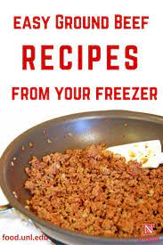 Easy Ground Beef Recipes From Your Freezer Ground Beef Recipes Easy Beef Recipes Ground Beef Recipes