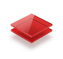 Plexiglass rosso trasparente 5 mm - Consegna rapida