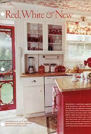 Pin By Kim Ince On Cool Ideas Red And White Kitchen Red Kitchen Decor Country Kitchen Decor