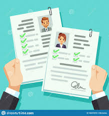 Por eso, queremos mostrarte algunos ejemplos de curriculum vitae explicando los puntos fuertes basándonos en nuestra propia clasificación de tipos de curriculum vitae, vamos a empezar por. Historieta Hembra Varon Del Ejemplo Del Vector Del Curriculum Vitae Del Cv Ilustracion Del Vector Ilustracion De Ejecutivo Gerencia 128410376