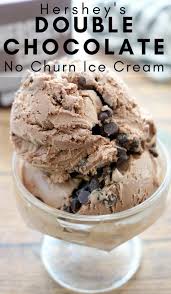 Hershey S Double Chocolate No Churn Ice Cream Recipe The Frugal Navy Wife Recipe No Churn Ice Cream Chocolate Ice Cream Recipe Ice Cream Recipes