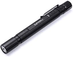 Infray Led Pen Light Flashlight Zoomable Small Edc 220 Lumens Penlight For Inspection Repair Camping Ipx5 Water Resistant 3 Modes High Low Strobe Amazon Com