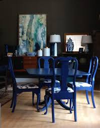 Dining Room Set Painted By Sisters Unique With Annie Sloan Chalk Paint Chairs Were Done In A Blue Dining Tables Painted Dining Table Outdoor Dining Furniture
