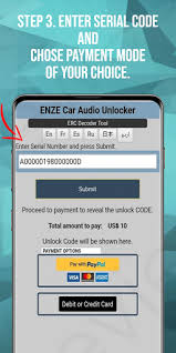 It's necessitating generally a few moments to receive the code via . Erc Car Audio Navi Unlocker Decoder Apps On Google Play