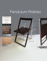 Pendulum Designer Folding Dining Chair Set Of 4 Expand Furniture Folding Dining Chairs Foldable Dining Table Dinning Tables And Chairs