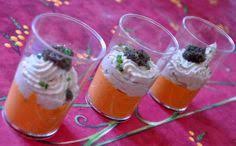 Verrines De Mousses Thon Poivron Avec Images Verrine De Mousse Mousse De Thon Verrine