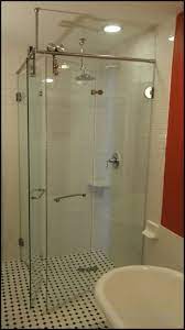 Corner Folding Double Shower Door Frameless Bifold Shower Doors Shower Doors Bifold Shower Door