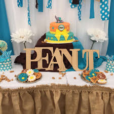 Peanut Baby Shower Party Ideas Photo 2 Of 17 Peanut Baby Shower Baby Shower Baby Shower Planning