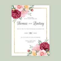 Our selection of invites features designs for bridal showers, baby showers, graduation invitations & more. Flowers Background Wedding Invitation Card 1632306 Vector Art At Vecteezy