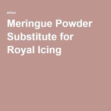 Substitute meringue powder or eggs with dried/dehydrated egg whites. Meringue Powder Substitute For Royal Icing Meringue Powder Royal Icing Royal Icing Cookies Recipe