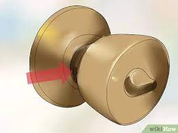 The rosettes are the metal rings you will find behind each doorknob on both sides of the door. 4 Ways To Remove A Knobset Lock Wikihow
