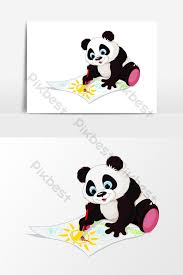 Seperti diketahui, corel draw diciptakan memang untuk spesialis objek vecktor bukan bitmap sebagaimana photoshop. Halaman Download Gambar Panda Comel Menggambar Elemen Grafik Eps Percuma Muat