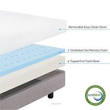 Lucid 5 Inch Gel Memory Foam Mattress Dual Layered Certipur Us Certified Firm Feel Twin Size Http Www Mytimehom Matratze Memory Foam Hausstaubmilben
