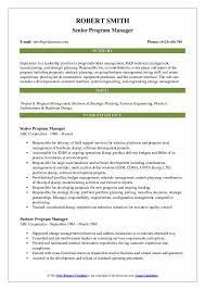 Communicates job expectations by planning, monitoring, appraising, and reviewing job contributions. Program Manager Resume Samples Qwikresume